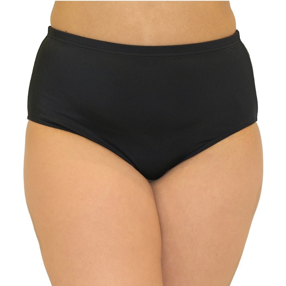 Fit 4 U Solid Swim Brief Bottom
